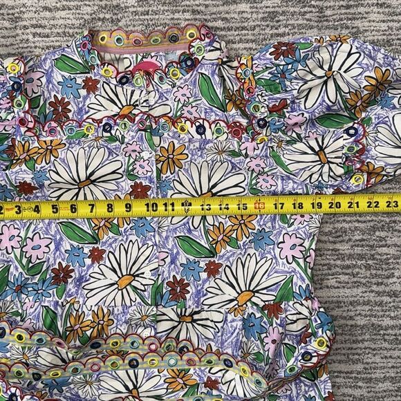 NWT Celia B Oliver MIDI Dress in Embroidered Floral Crayon XL - Picture 11 of 16